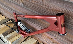 Cadre VTT Enduro pour boite de vitesse - en acier - fabriqué en France