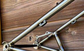 Cadre et fourche rigide Crmo sur mesure fabriqué en France