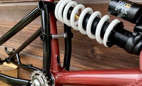 Cadre VTT Enduro pour boite de vitesse - en acier - fabriqué en France