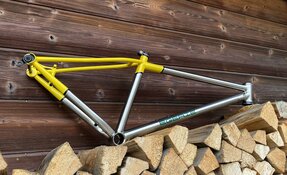Cadre VTT endurigide titane fabriqué en France - tubes Dedacciai