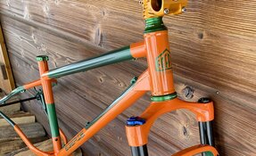 Cadre et fourche FATBIKE - BIG FAT - peinture perso intégrale