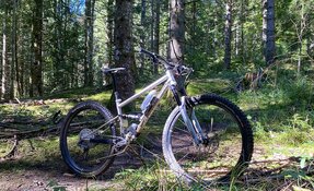 Prototype cadre VTT All Mountain - Trail - triangle avant Titane triangle (…)
