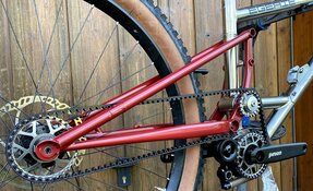 Cadre VTT de Descente DH Titane/acier pour boite de vitesse fabriqué en (…)