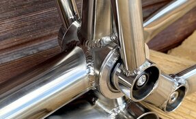 Cadre VTT Egerie tout suspendu en Titane et INOX Columbus XCR