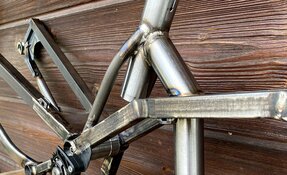 Cadre VTT Descente façon "SUNN RADICAL PLUS 1999" - brut sans peinture