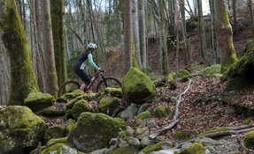 VTT Enduro 135-158mm de débattement - en acier sur mesure - fabriqué en France