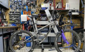Prototype enduro tout suspendu HIGH PIVOT en acier Crmo double/triple butted