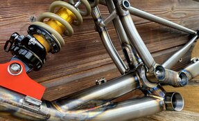 Cadre Enduro 160mm en acier sur mesure fabriqué en France