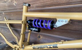 Cadre enduro tout suspendu en acier fabriqué en France - Reynolds - Columbus