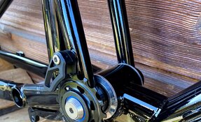 Cadre VTT DH Descente à boite de vitesse en acier fabriqué en France
