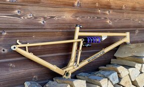 Cadre enduro tout suspendu en acier fabriqué en France - Reynolds - Columbus