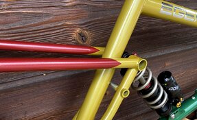 Cadre EGERIE enduro tout suspendu sur mesure en acier fabriqué en France