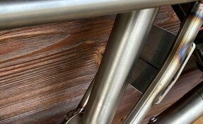 Prototype cadre VTT All Mountain - Trail - triangle avant Titane triangle (…)