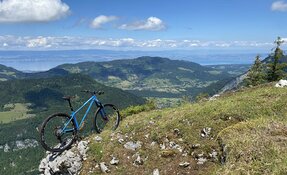 Cadre VTT acier fabriqué main en France en acier Columbus