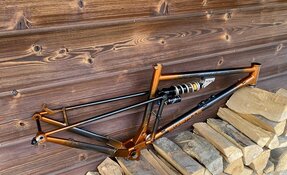 Cadre enduro suspendu acier fabriqué en France - Columbus Zona