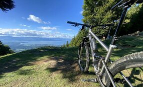Prototype cadre VTT All Mountain - Trail - triangle avant Titane triangle (…)