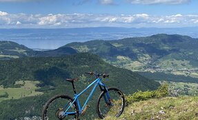 Cadre VTT acier fabriqué main en France en acier Columbus