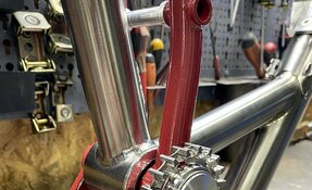 Cadre VTT de Descente DH Titane/acier pour boite de vitesse fabriqué en (…)