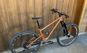 VTT 29 pouces all mountain - trail - 130mm - en acier fabriqué en France