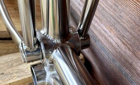 Cadre VTT Egerie tout suspendu en Titane et INOX Columbus XCR