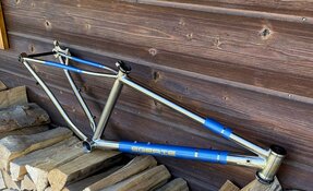 Cadre VTT endurigide titane fabriqué en France - tubes Dedacciai