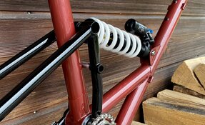 Cadre VTT Enduro pour boite de vitesse - en acier - fabriqué en France