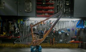 Cadre VTT Enduro en acier Reynolds 631, sur mesure fabriqué à la main en France