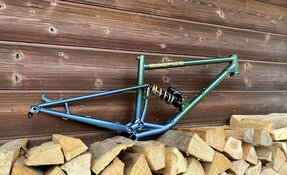 Cadre EGERIE enduro tout suspendu en acier fabriqué en France
