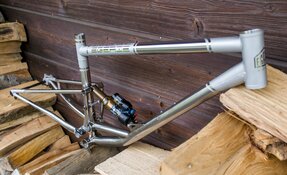 Cadre VTT Enduro Stainless Steel - Inox - finition polie - Reynolds 921 (…)