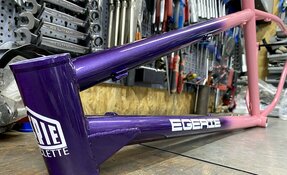 Cadre VTT en acier sur mesure fabriqué en France - hardtail endurigide enduro