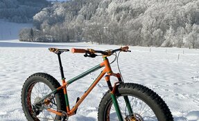 Vélo complet FATBIKE - fabriqué en France peinture perso intégrale