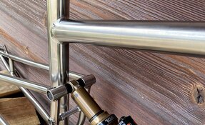 Cadre VTT Egerie tout suspendu en Titane et INOX Columbus XCR