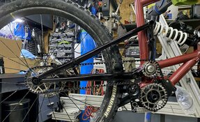 Cadre VTT Enduro pour boite de vitesse - montage courroie - fabriqué en France