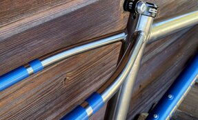 Cadre VTT endurigide titane fabriqué en France - tubes Dedacciai