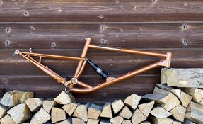 Cadre VTT all mountain - trail - 130mm - en acier fabriqué en France