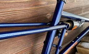 Cadre VTT enduro sur mesure en acier fabriqué en France