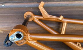 Cadre VTT all mountain - trail - 130mm - en acier fabriqué en France