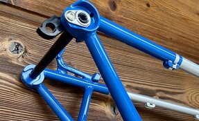 Cadre VTT sur mesure en acier fabriqué en France