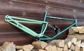 Cadre EGERIE enduro tout suspendu en acier fabriqué en France
