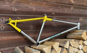 Cadre VTT endurigide titane fabriqué en France - tubes Dedacciai