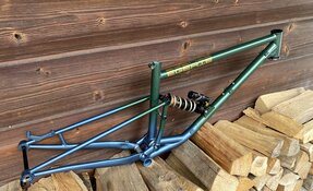 Cadre EGERIE enduro tout suspendu en acier fabriqué en France