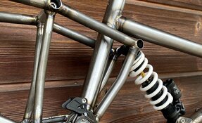 Cadre Descente DH acier fabriqué en France - Downhill frame