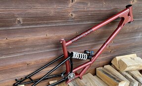 Cadre VTT Enduro pour boite de vitesse - en acier - fabriqué en France