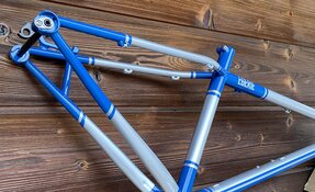 Cadre VTT sur mesure en acier fabriqué en France