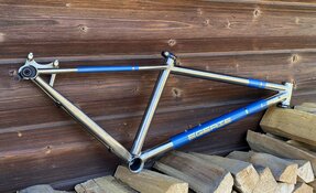 Cadre VTT endurigide titane fabriqué en France - tubes Dedacciai
