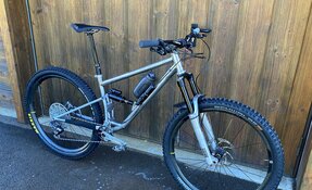 Prototype cadre VTT All Mountain - Trail - triangle avant Titane triangle (…)