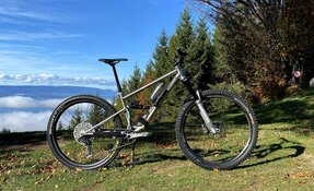 Prototype cadre VTT All Mountain - Trail - triangle avant Titane triangle (…)
