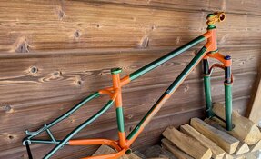 Cadre et fourche FATBIKE - BIG FAT - peinture perso intégrale