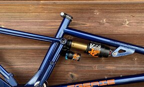 Cadre VTT enduro sur mesure en acier fabriqué en France