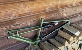 Cadre VTT tout suspendu Enduro tubes Columbus - fabriqué en France